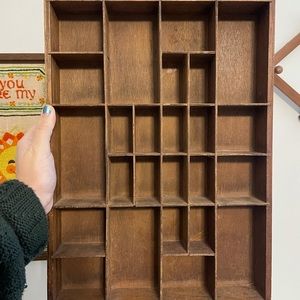 Wooden Display Shelf